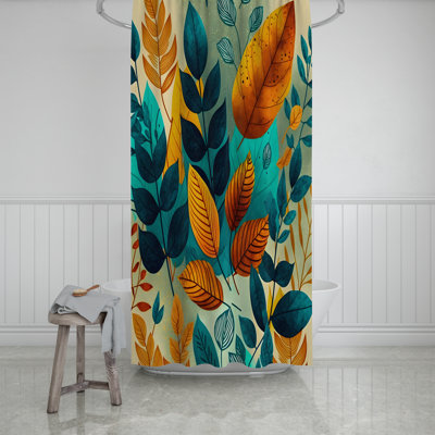 Rideau de douche Floral