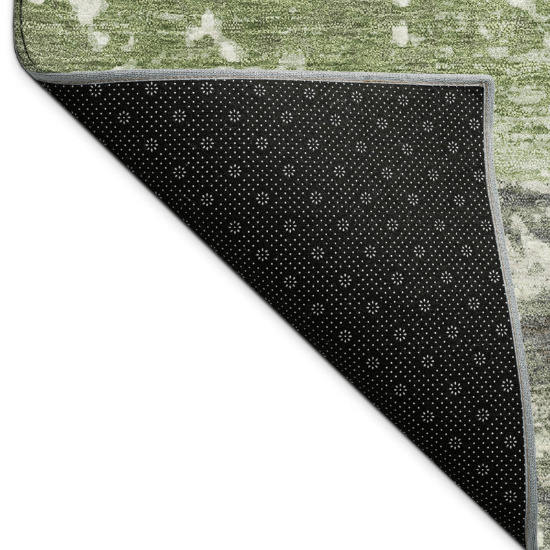 Tapis intérieur / extérieur lavable à la machine Lanphear ACN2398, Rond 8 pi