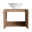 Ensemble de meuble-lavabo mural simple l 24 po Annawan