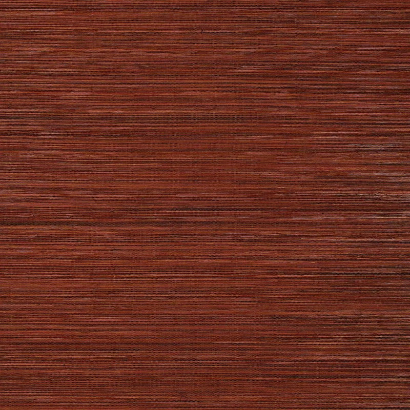 Papier peint en sisal Ningbo, Burnt Orange, Grass Cloth