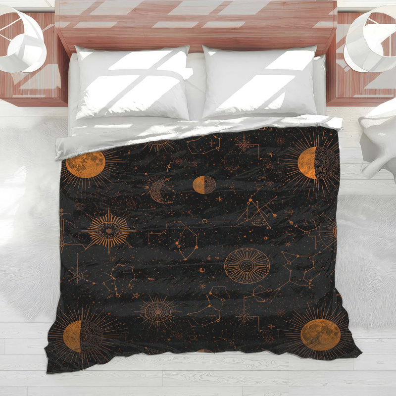 Celestial Bodies Constellations Comforter, Twin