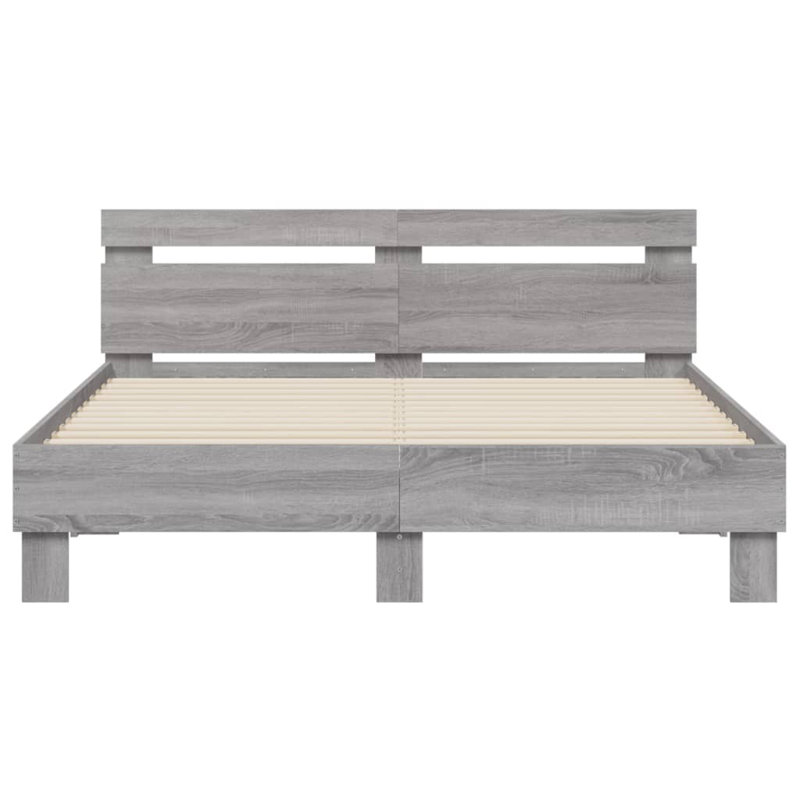 Ninabelle Bed Frame, Super King ( 180 x 200 cm), Sonoma Oak