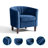 Torrence Upholstered Barrel Chair with Ottoman-921260271-921260268