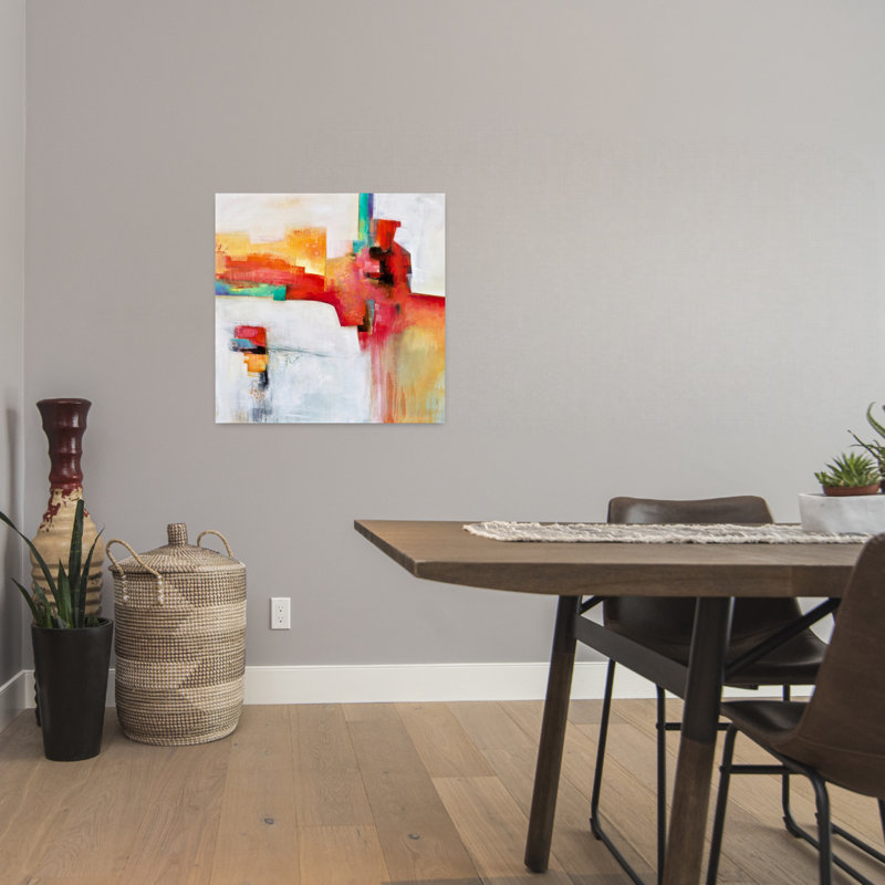 «Find Your Way», art contemporain abstrait, H 24 po x l 24 po