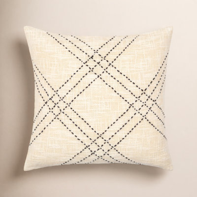 Sayer Embroidered Throw Pillow