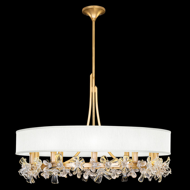 Azu 10 - Light Chandelier, White, Gold
