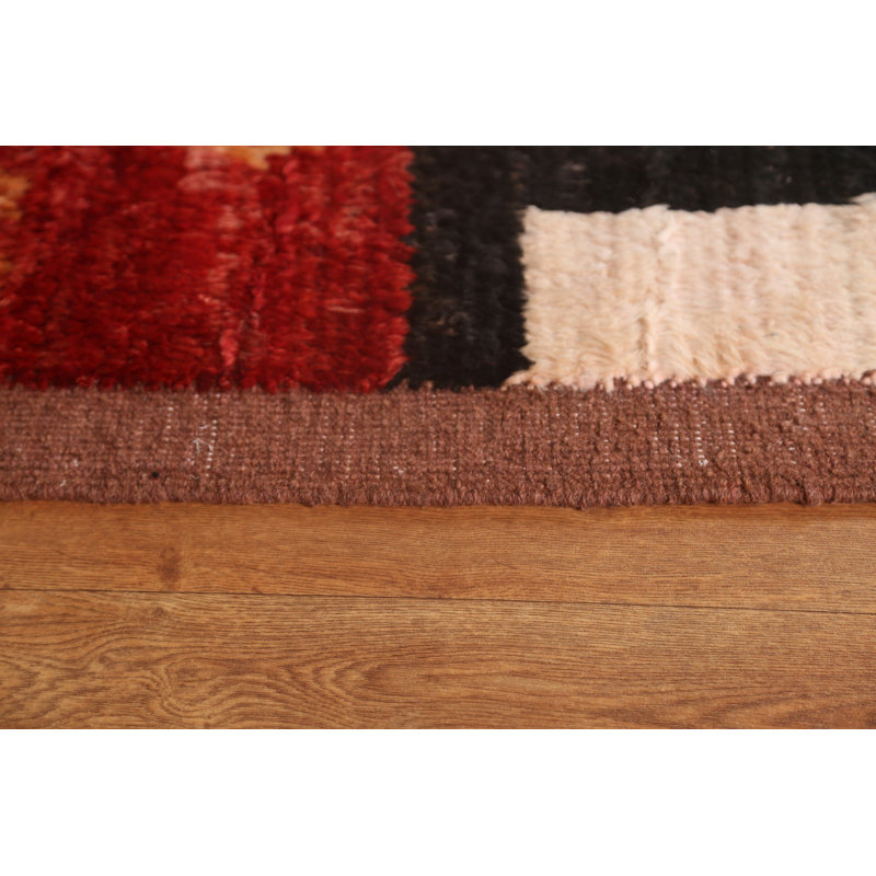 Tapis oriental géométrique marocain fait à la main 7 x 10