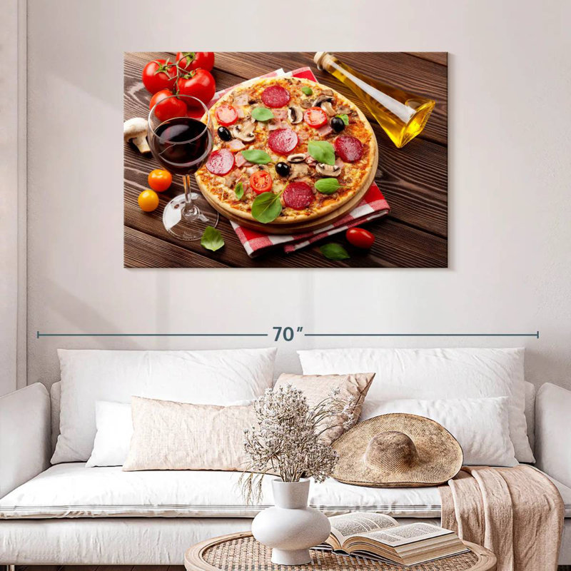 Yarlin Pizza Fresh From Oven, 30" H x 45" W