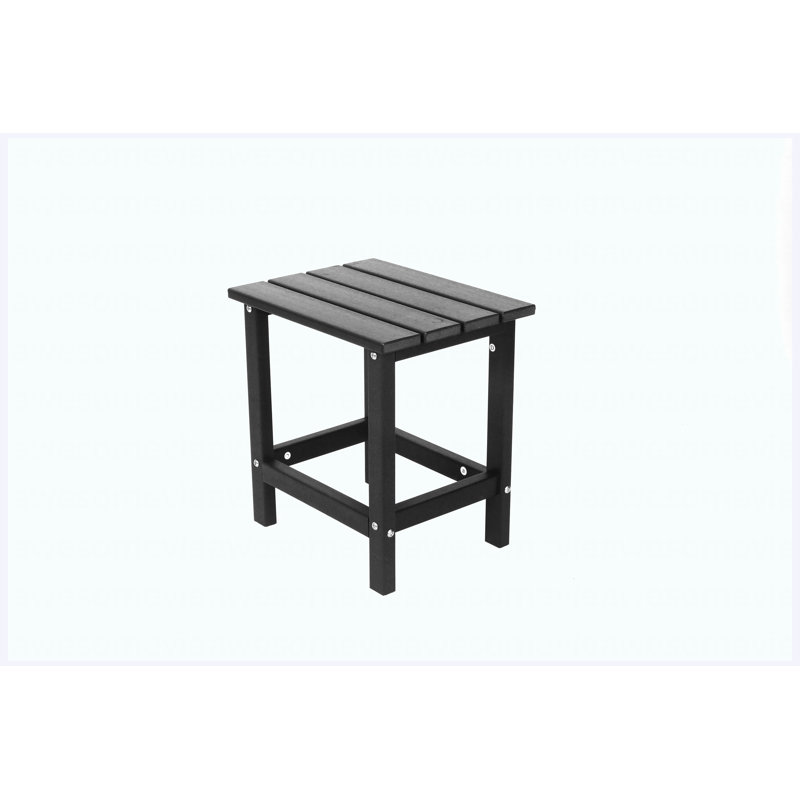 Table de bout extérieure Adirondack, table de bout pour patio en PEHD, vert