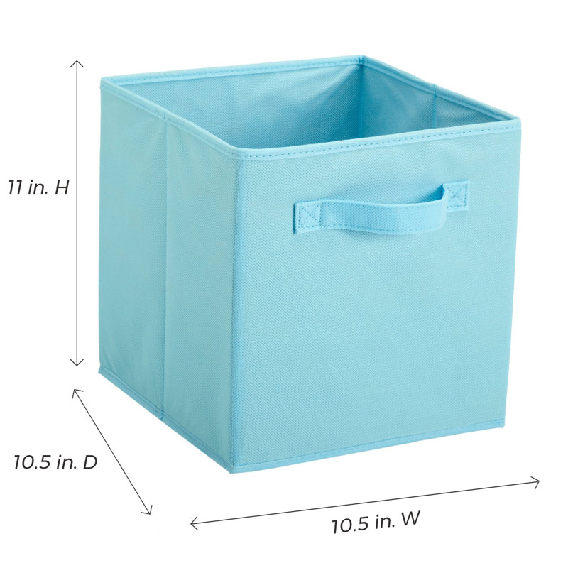 Tiroir en tissu Cubeicals, Bleu pâle, Ensemble de 2