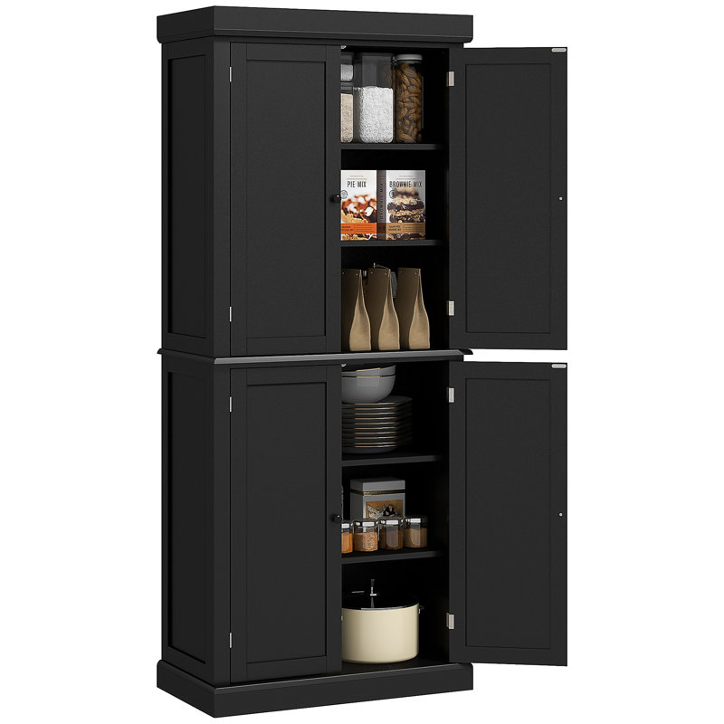 HOMCOM 72.5" Kitchen Pantry Storage Cabinet