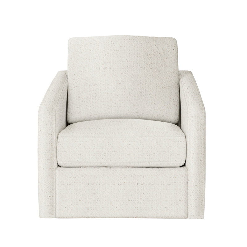 Landry Swivel Armchair, Dorado Snow Crypton® Chenille 5558-000