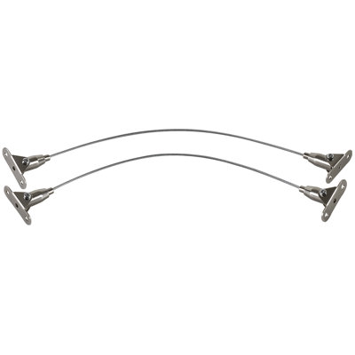 Mount-It! Furniture Anti-Tip Secure Wall Anchor | Steel Child Safety Straps | Earthquake Protection