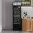 11.5 Cu. Ft Commercial Refrigerators, Led Light, Commercial Display Refrigerator with Glass Door, Beverage Cooler Case Fridge, with Adjustable Shelves, Drink Cooler for Home Restaurant Stores Bars