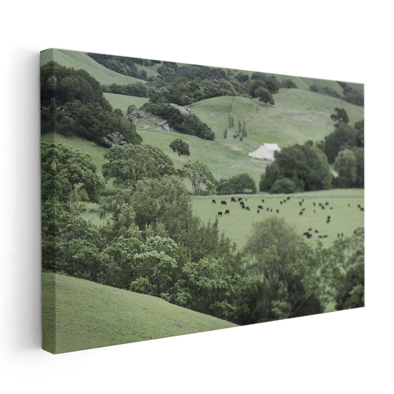 Marin California Ranch - reproduction d'art sur toile, H 20 po x l 30 po