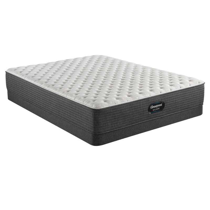 Beautyrest Silver BRS900 Extra Firm 12" Innerspring Mattress and Box Spring Set, Twin, Standard Profile (9")