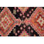 Tapis de couloir vintage turc Anatolian Herki avec pampilles - Tapis en laine orange pour escalier