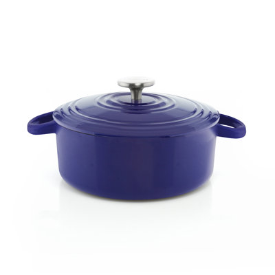 Chantal 3 Quarts Enameled Cast Iron Round Dutch Oven