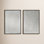 Social Theory "Framed Canvases" Wall Art Set