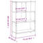 Lordsburg 109cm H x 72cm W Metal Bookcase-1173472010