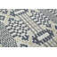 Tapis d'intérieur / extérieur beige tissé à la main 