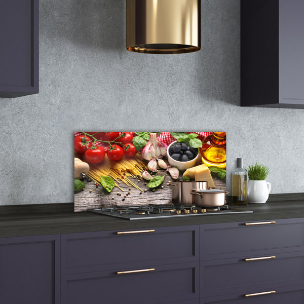 Brayden Studio Splashback - Backsplash - Cooker Hob Wall Splashback ...