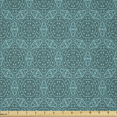 Datzo Flourishes Art Nouveau Details Multi-Purpose Fabric
