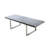Breta Extendable Crocodile Lacquer Base Dining Table