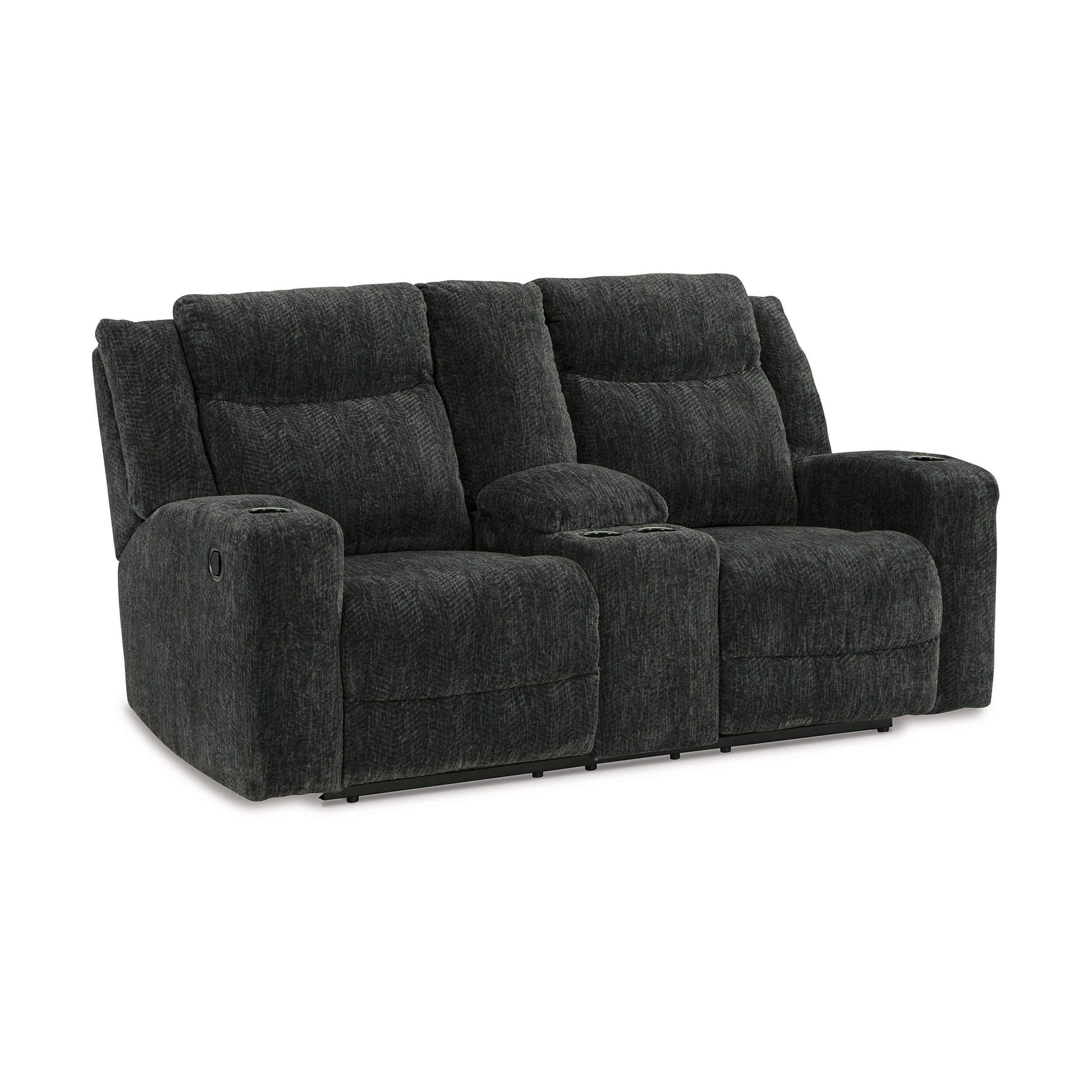 Latitude Run® Herriman 70.5 Contemporary Microfiber Push Button Power  Reclining Loveseat & Reviews