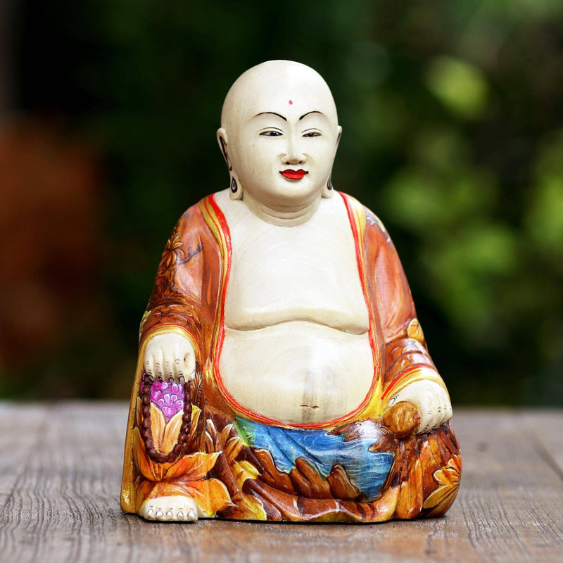 Wood Garden Statue