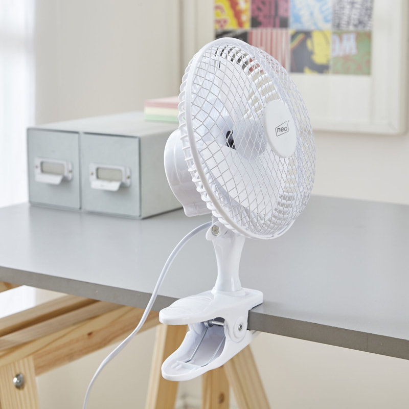 NeoDirect 16cm Oscillating Clip Fan Fan, White