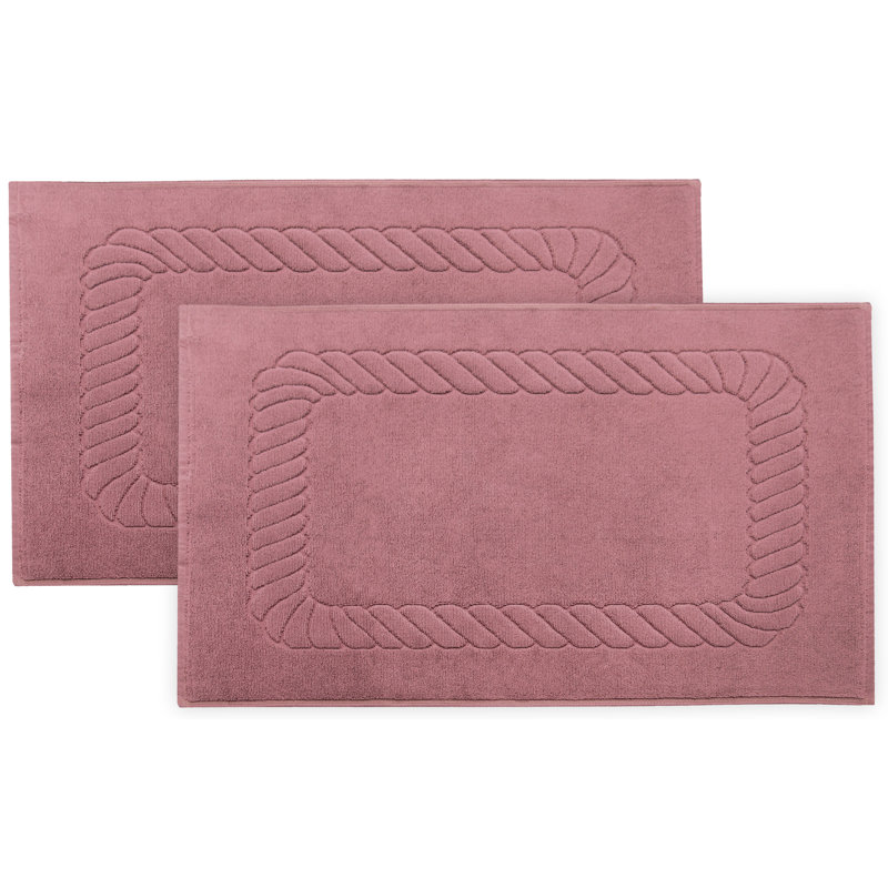 Bath Rug, Antique Pink