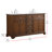 Hermes 60'' Double Bathroom Vanity with Marble Top-1842365764