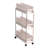 Storage Cart with Wheels Large Capacity Multiple Layers Easy Access Kitchen Organizer Rack Slide-Out Mobile Utility Cart
