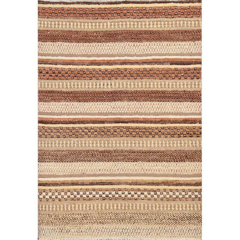 Tapis oriental Scipio Gabbeh Kashkoli noué à la main 3 x 5