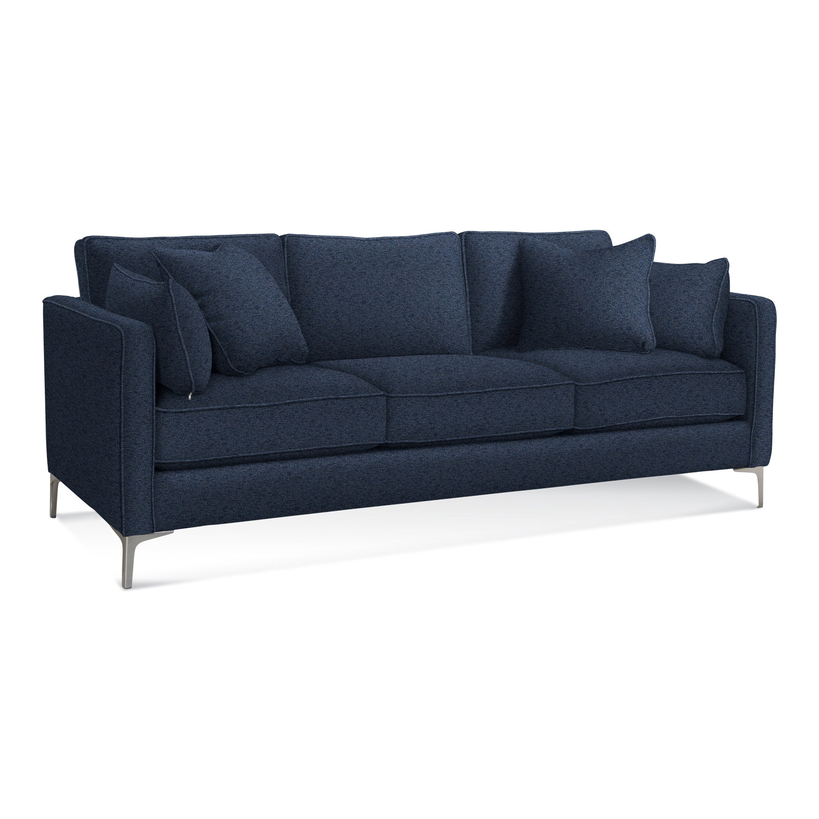 88'' Upholstered Sofa, Basic Navy 100% Polyester
