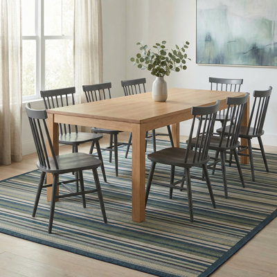 Tavon Striped Green/Blue Indoor / Outdoor Area Rug