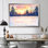 «Hockey Rink In Canada At Sunset II», impression d'art de hockey sur glace