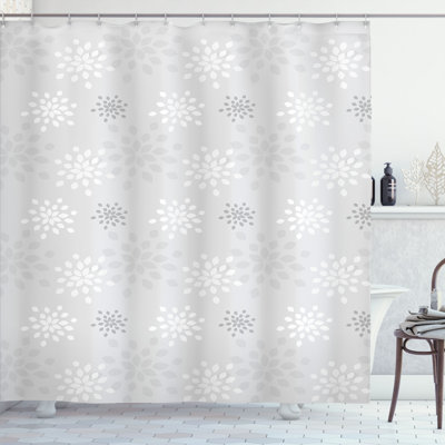 Shower Curtain with Hooks Included