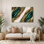 Gradient Abstract 61, art mural en métal vert-861733776