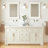 Claudia 72" Freestanding Mahogany Double Basin Vanity Set with Cabinet, Vanity Top-101646325-101646324-101293812