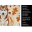 Serviette de cuisine rouge et blanche Husky-2083471903