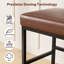 Modern Edge, Cozy Feel: tabourets de bar rembourrés en similicuir pour chaque maison-37728312