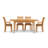 Sarah 4 - Person Solid Wood Top Four Leg Dining Set-16848867-37101031-39921290