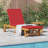  Sun Lounger Brown, Red-1902742097
