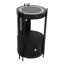 Table de chevet ronde à DEL avec station de charge sans fil 13,78 x 25,59 po ((D * H)-1378955891