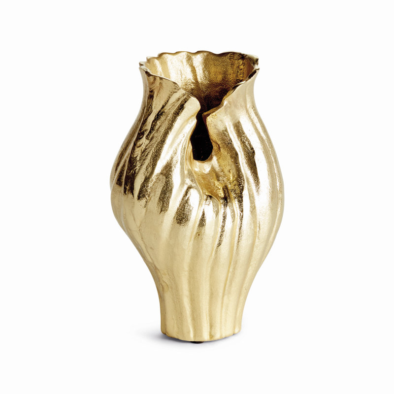 Vase Aurea, H 11 po x l 6 po x P 8 po