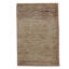 Tapis brun foncé / beige noué à la main de haute qualité