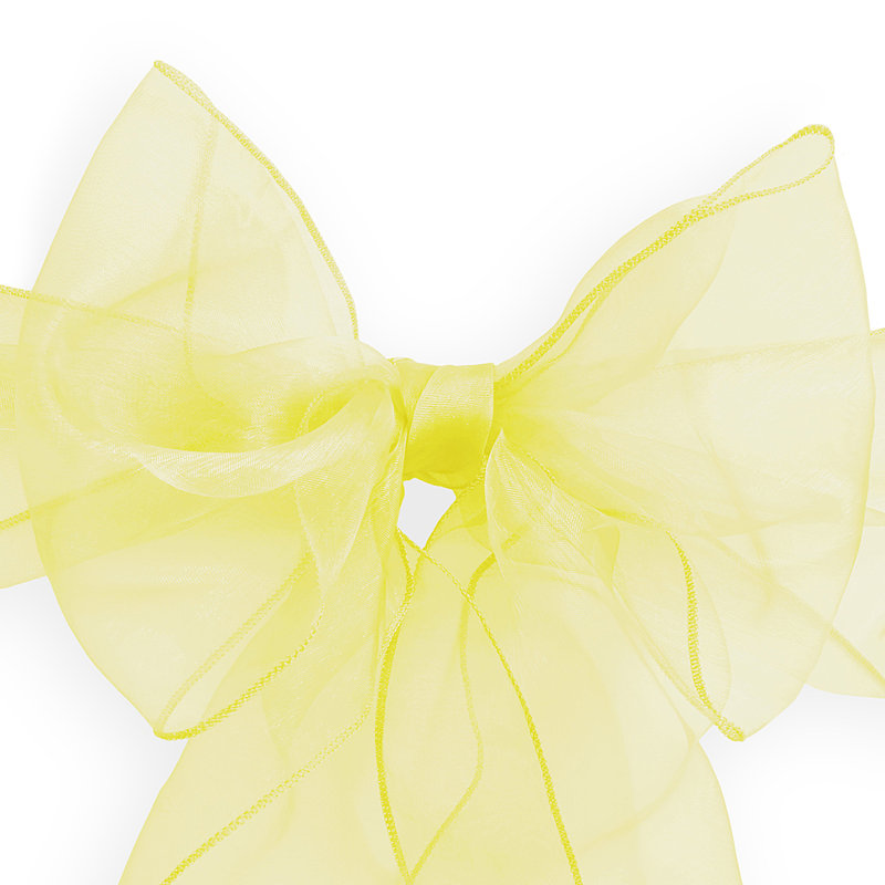Ceintures de lit Organza, Jaune