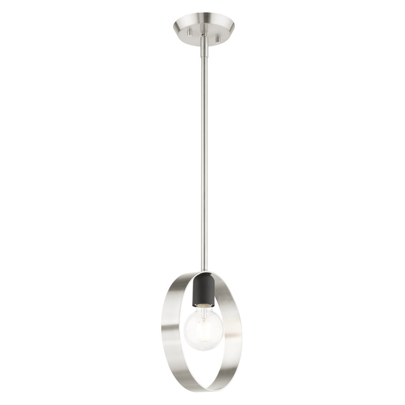 Maubray 1 - Light Single Pendant, Brushed Nickel